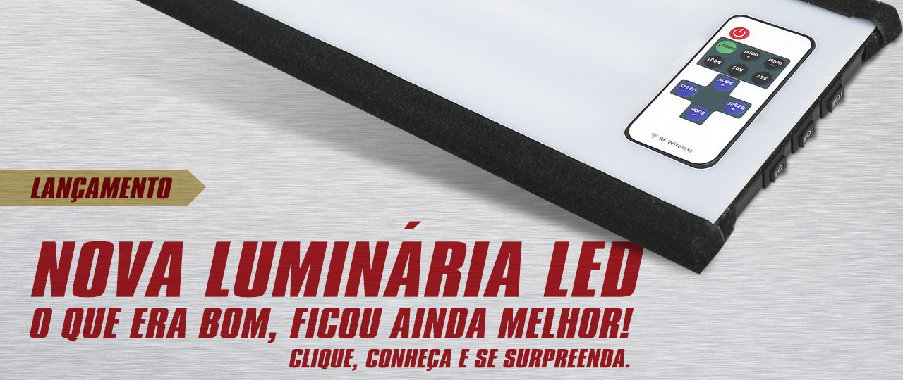 Nova luminária de LED para martelinho de ouro da Fast - O que era bom, ficou ainda melhor!