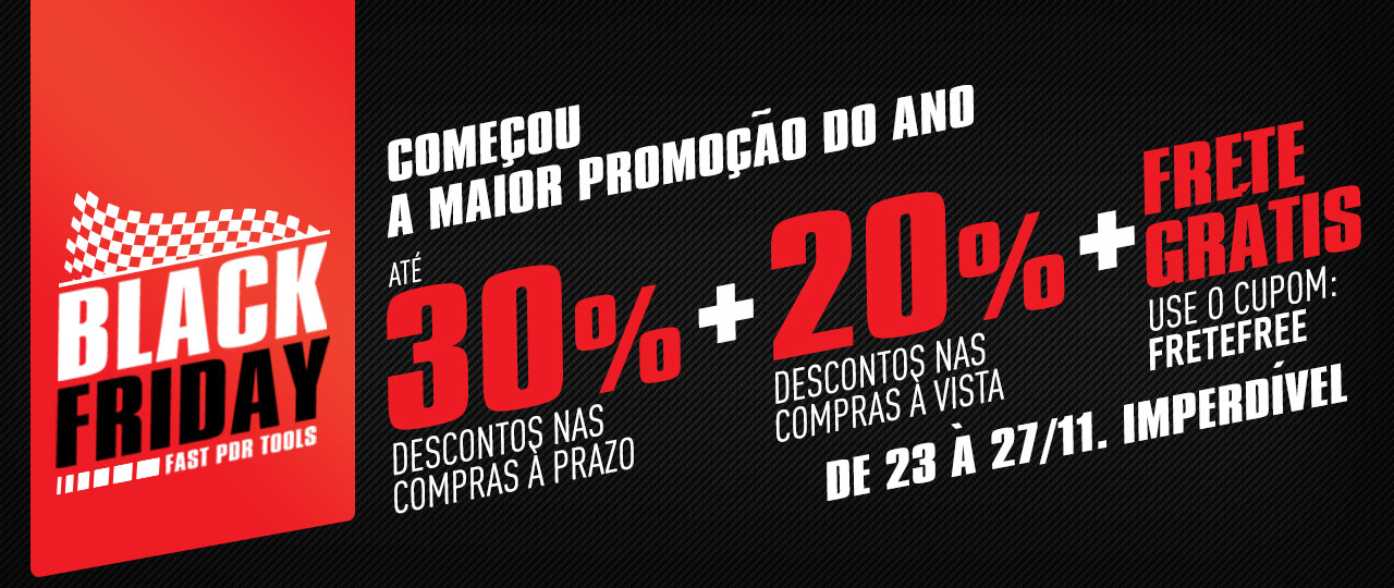 Black Friday! Começou a maior promoção do ano.
