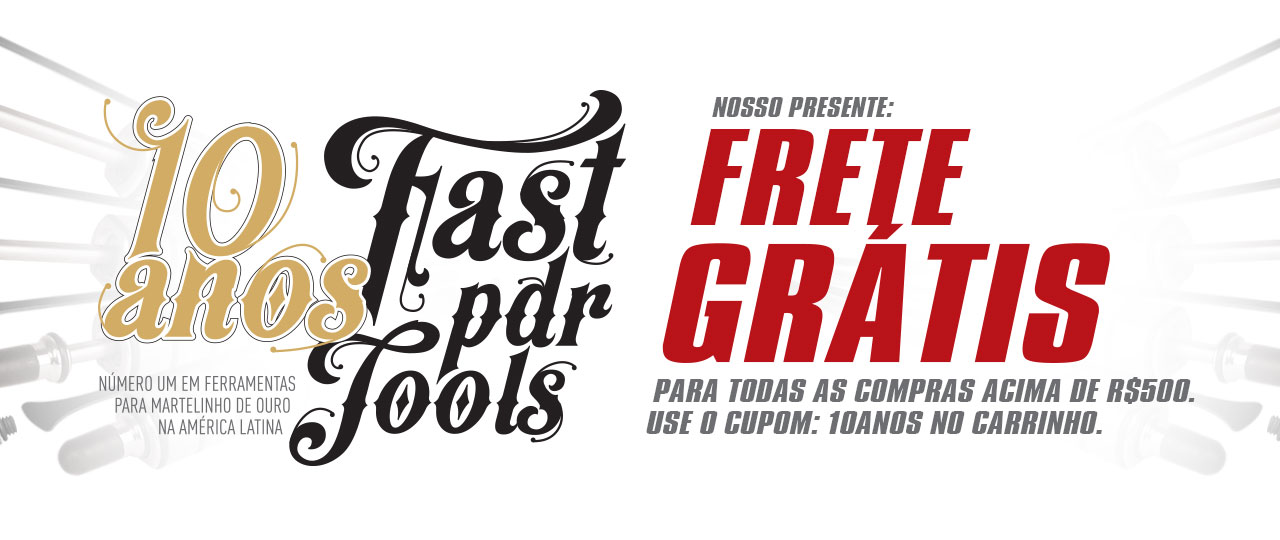 10 anos de Fast com frete grátis para todo o Brasil
